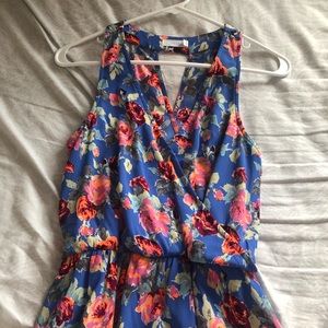 Multi color floral dress
